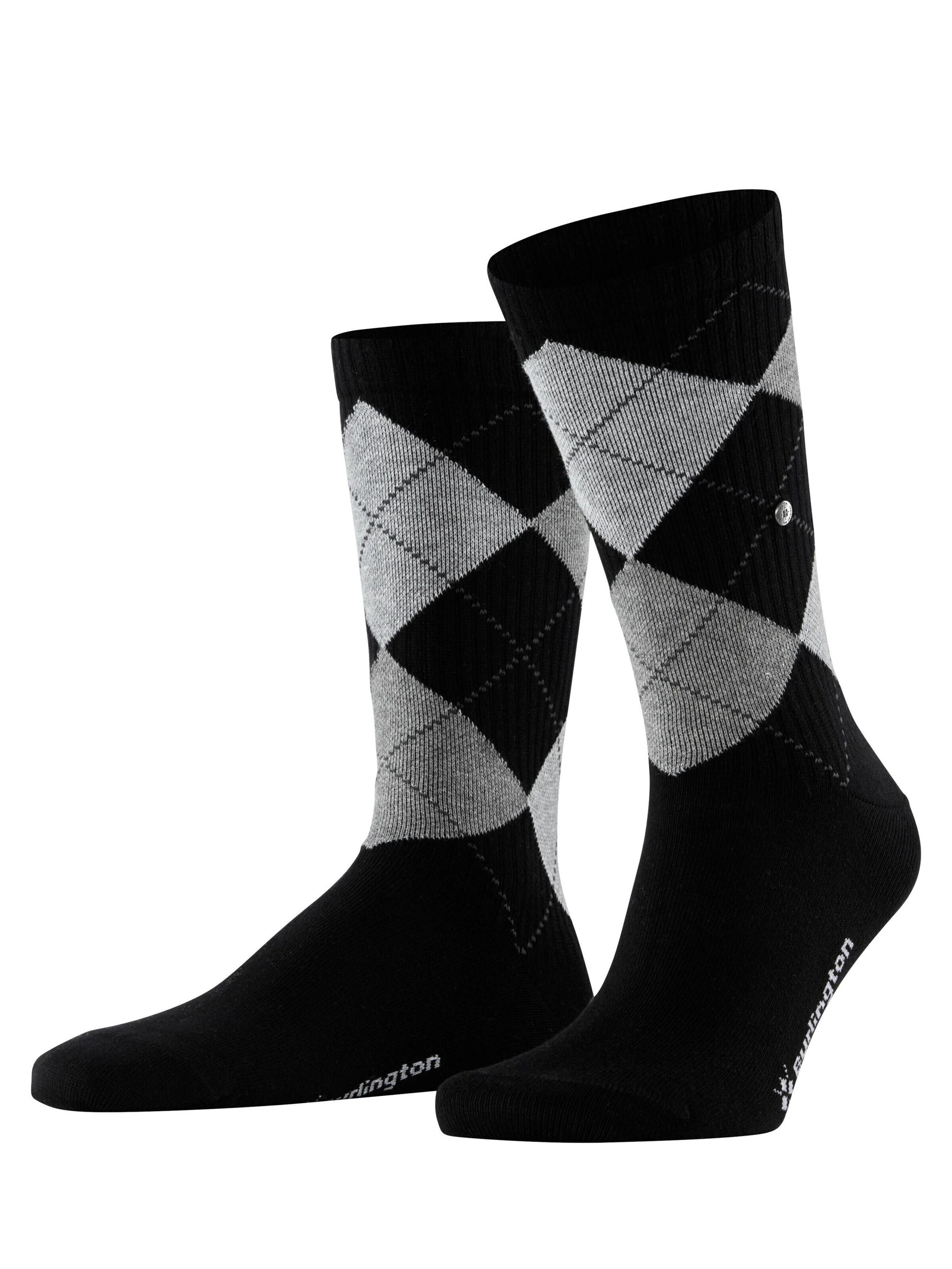 BURLINGTON Socks 'Rib Court' in Black: front