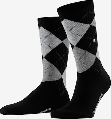BURLINGTON Socks 'Rib Court' in Black: front