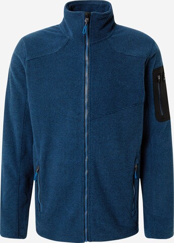 KILLTEC Athletic Fleece Jacket in Blue: front