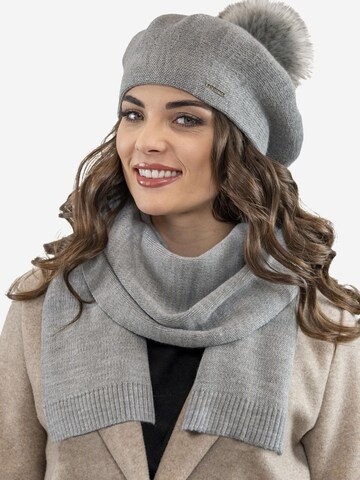 Vivisence Beanie '7035 Set' in Grey