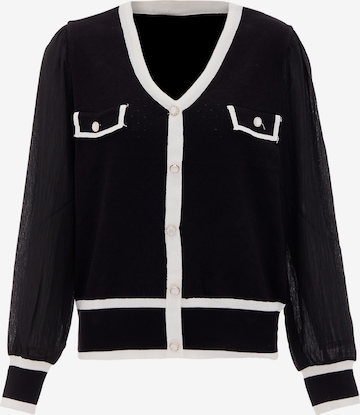 Cardigan CHANI en noir : devant