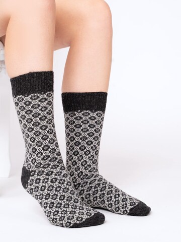 HomeOfSocks Socks 'HOS801' in Grey
