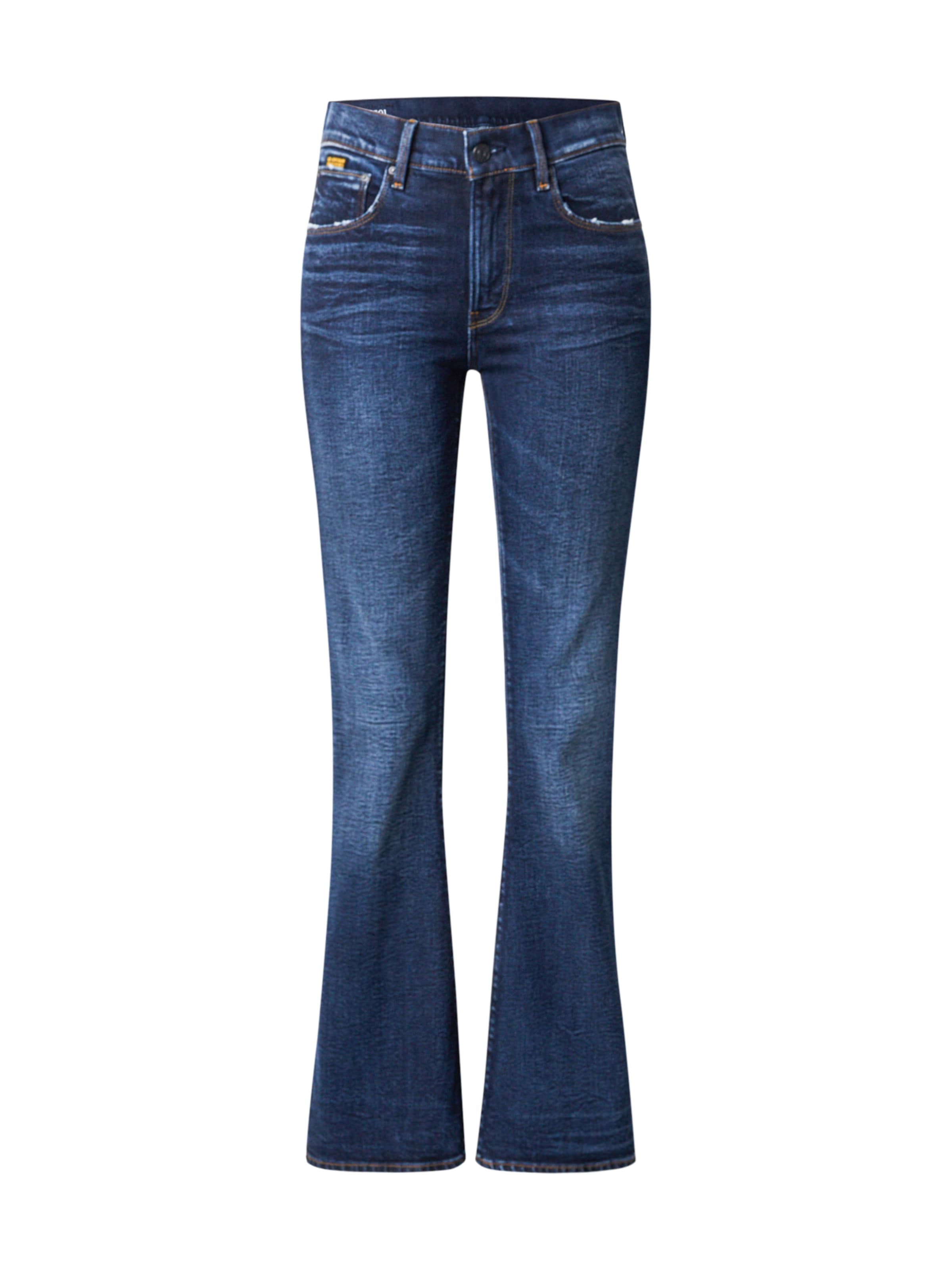 évasé Jean G-STAR en bleu : devant