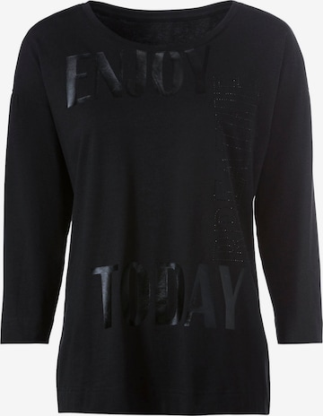 juoda heine Marškinėliai: priekis