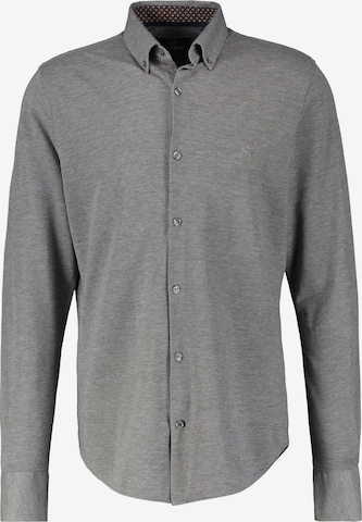 LERROS Regular fit Button Up Shirt in Grey: front