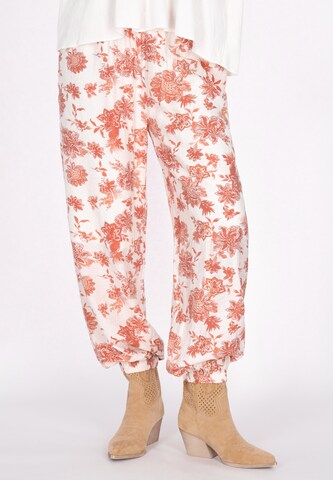 Tapered Pantaloni di usha FESTIVAL in bianco: frontale
