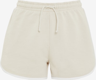 Pantaloni 'Freddie' Threadbare pe gri taupe / alb, Vizualizare produs