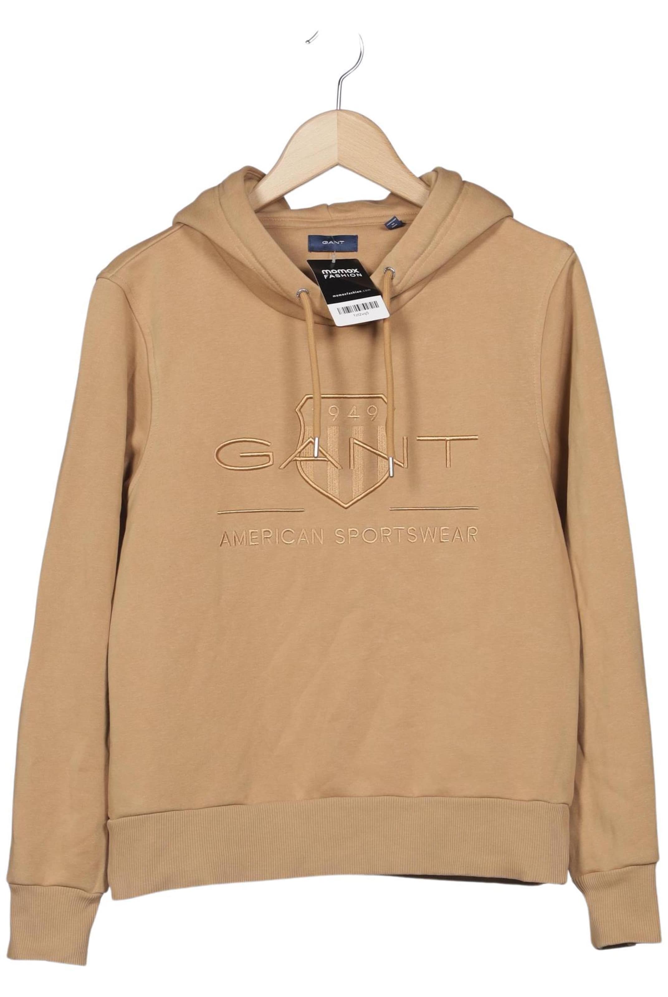 GANT Sweatshirt & Zip-Up Hoodie in M in Beige: front