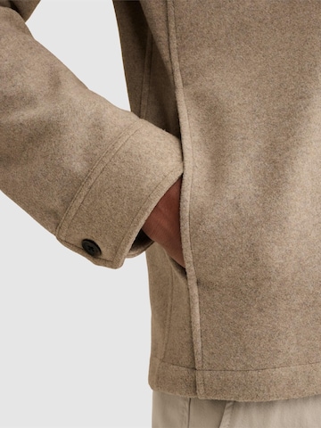 VANGUARD Regular Fit Skjorte 'Overshirt with button closure and chest pockets' i grå