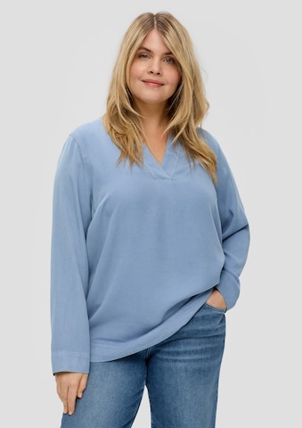 s.Oliver Red Label Big & Tall Blouse in Blauw: voorkant