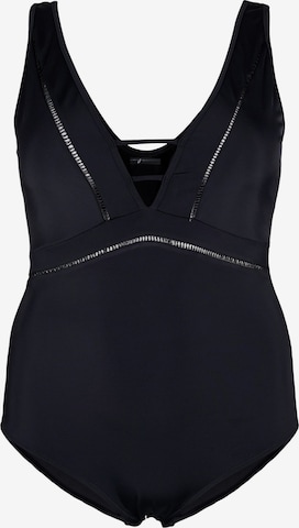 Maillot de bain 'TIFFANY' Swim by Zizzi en noir : devant