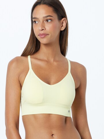 Bustier Soutien-gorge de sport 'LONDON' Marika en jaune : devant