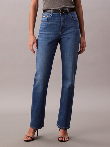 Calvin Klein Jeans Regular Jeans in Blauw: voorkant