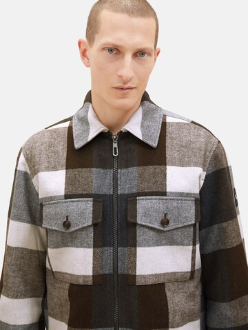 TOM TAILOR Übergangsjacke in Braun