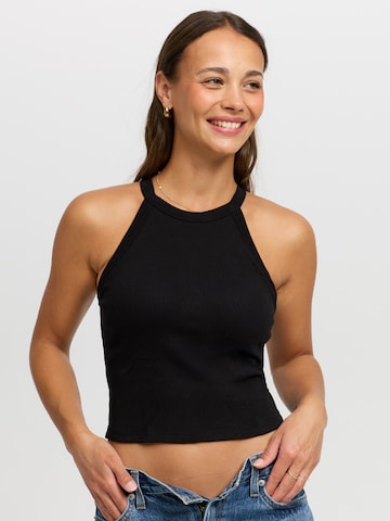 cfab (formerly creamy fabrics) Top 'Neck Holder Bra Top'‌‌‌ in Schwarz