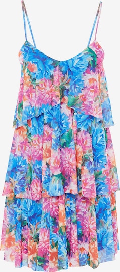 Rochie de vară pe 34 Trendyol pe azur / verde / portocaliu / roz deschis, Vizualizare produs