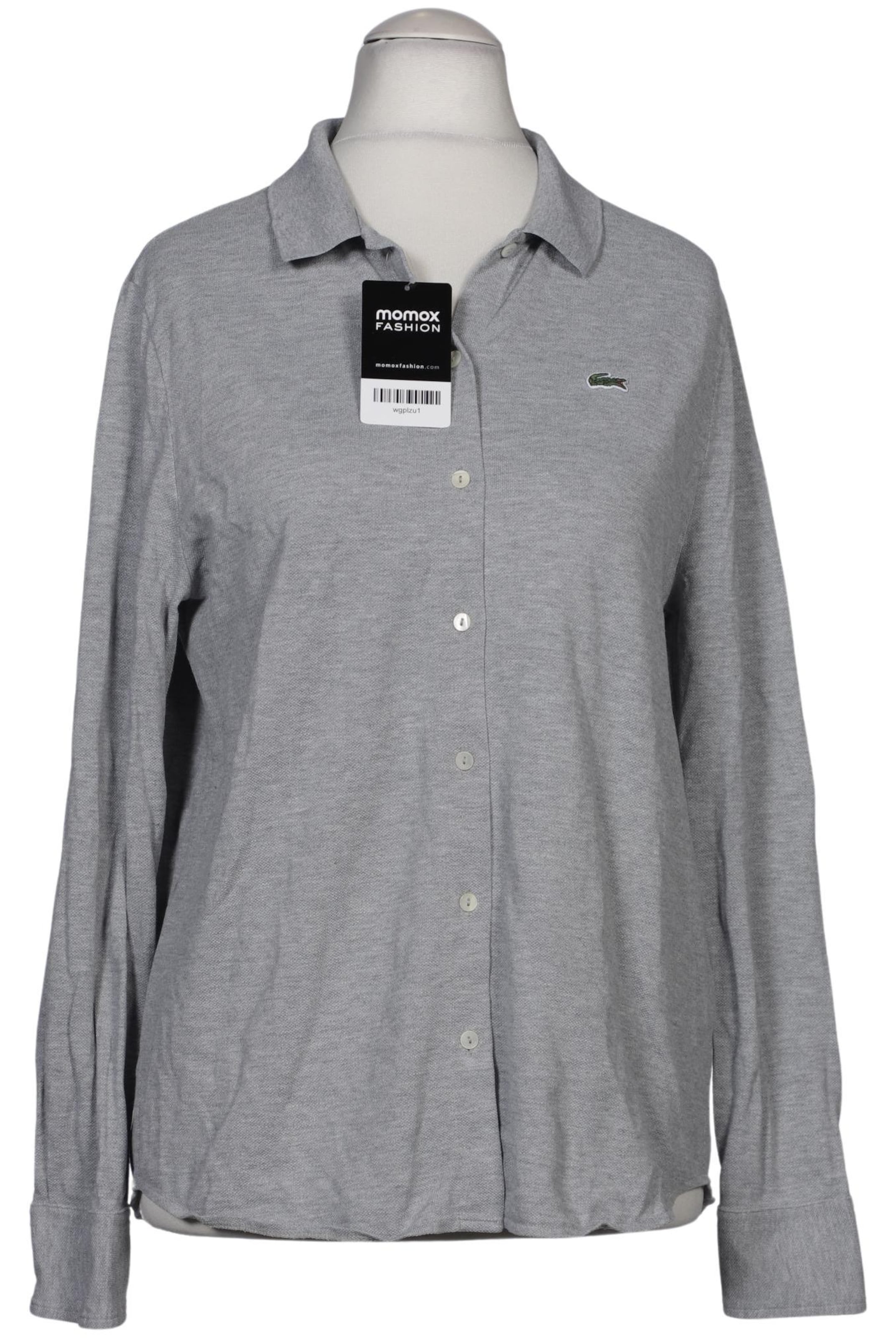 LACOSTE Bluse S in Grau: Vorderseite