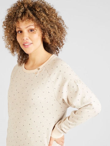 Ragwear Plus Sweatshirt 'JOHANKA' in Beige