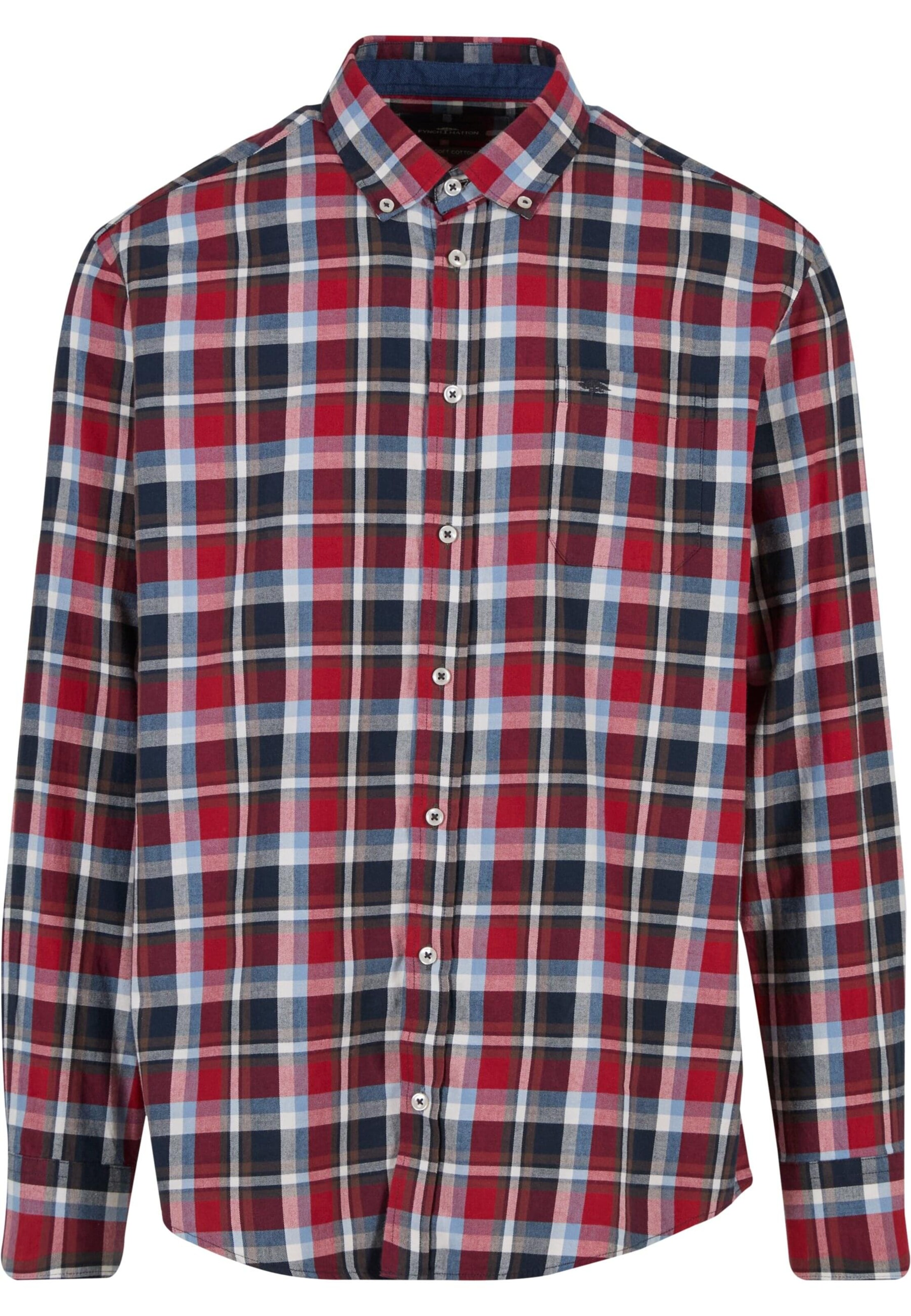 FYNCH-HATTON Comfort Fit Hemd in Rot: Vorderseite