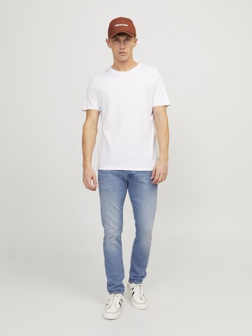 Coupe slim Jean 'Glenn Fox' JACK & JONES en bleu