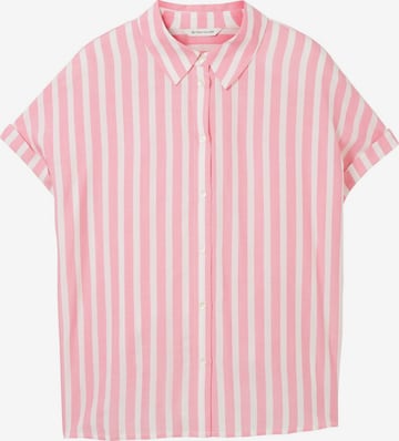 TOM TAILOR Bluse in Pink: predná strana