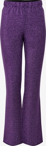 ONLY Flared Leggings 'JOSE' in Purple: front