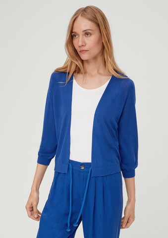 Cardigan s.Oliver en bleu : devant