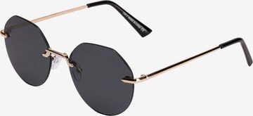 Leslii Sunglasses in Black: front