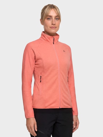 Schöffel Functionele fleece jas in Roze: voorkant