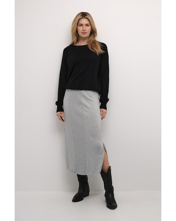 Cream Skirt 'Dela' in Grey