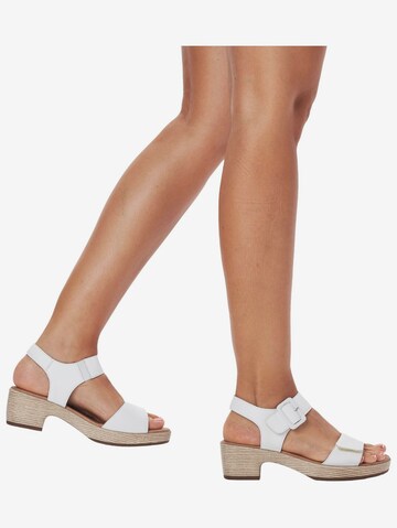 REMONTE Sandals in White: front