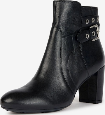 GEOX Ankle Boots in Black: front