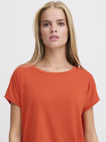 ICHI Shirt ' IHREBEL SS6 ' in Rood