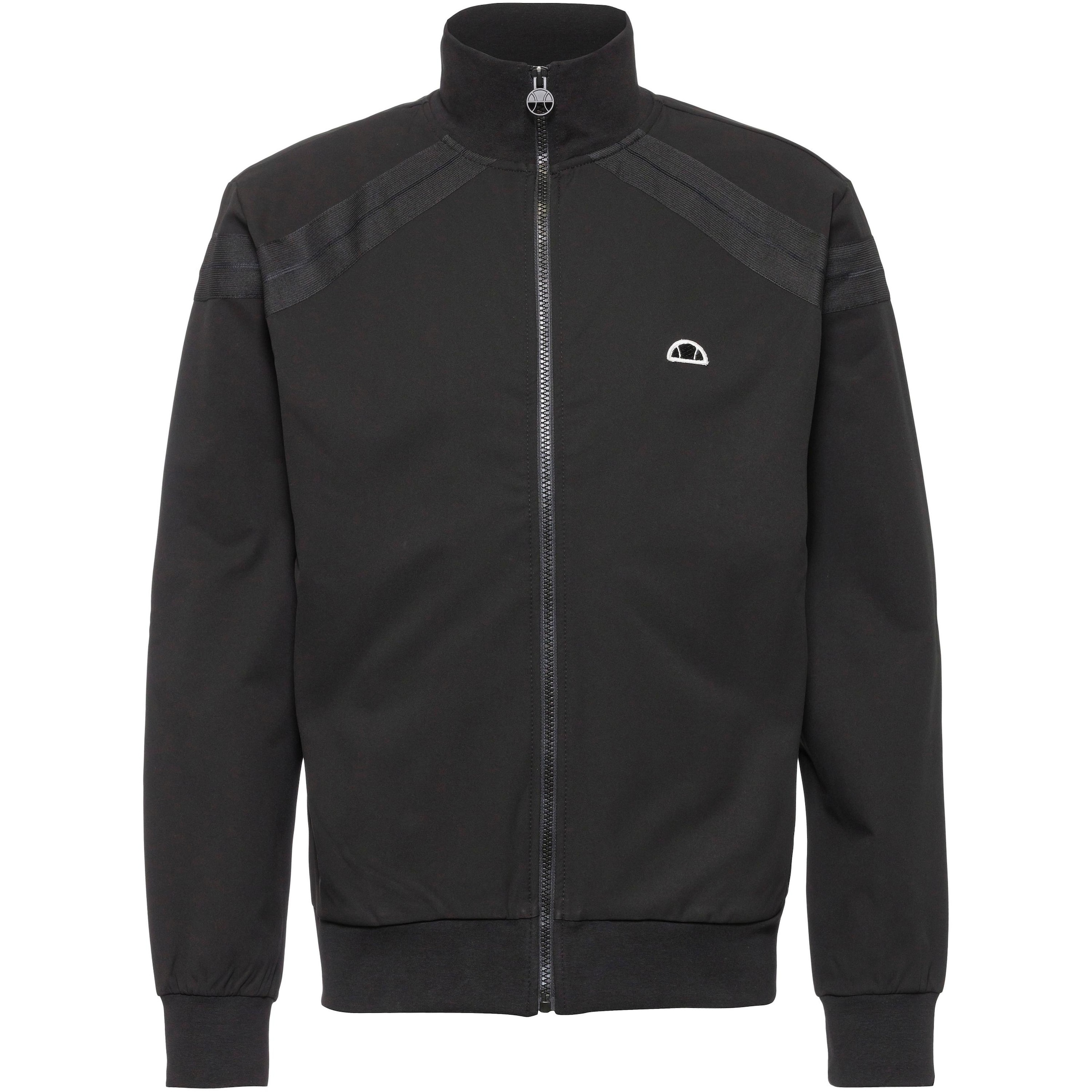ELLESSE Zip-Up Hoodie 'Sartoria' in Black: front