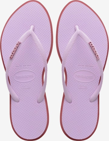HAVAIANAS Slipper in Lila: Vorderseite