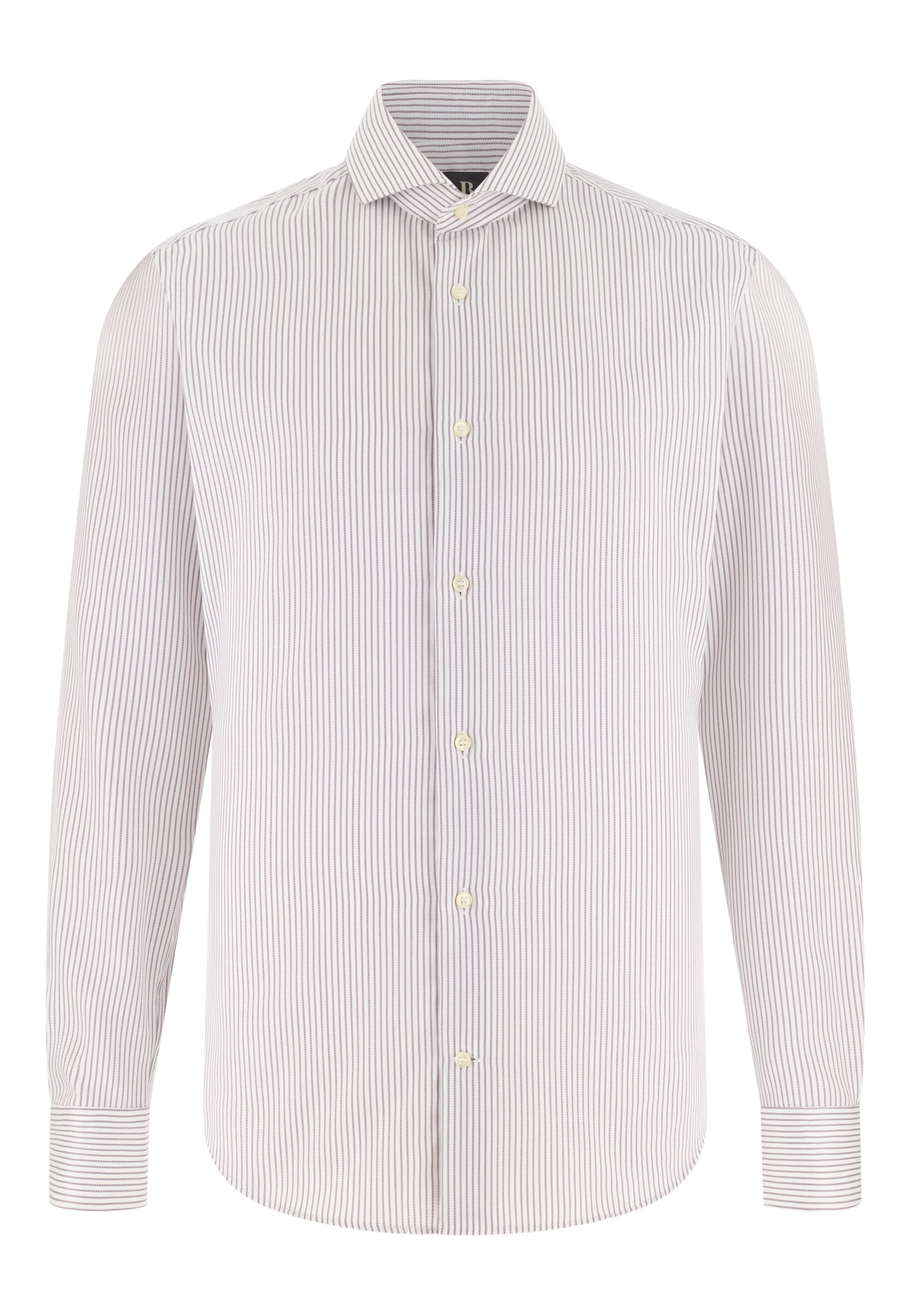 Coupe regular Chemise Boggi Milano en marron : devant