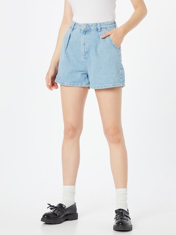 Trendyol Wide Leg Shorts in Blau: predná strana