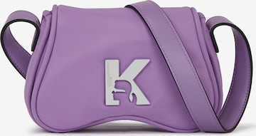 KARL LAGERFELD JEANS Crossbody bag 'Sunglasses Nano' in Purple: front