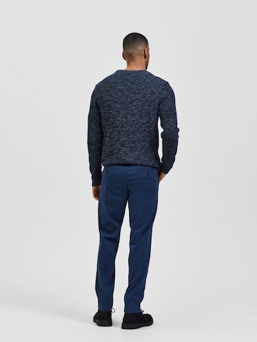 SELECTED HOMME - Slimfit Pantalón chino 'Miles Flex' en azul
