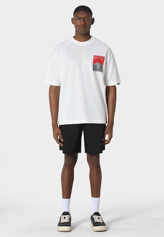 T-Shirt 'Wrapper' Pas De Monaco en blanc