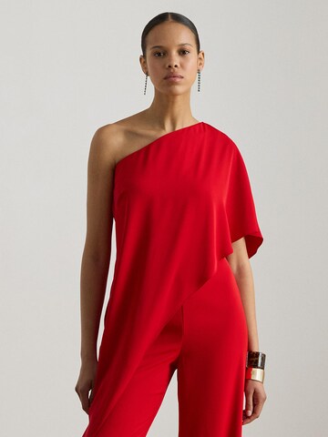 Tuta jumpsuit 'APRIL' di Lauren Ralph Lauren in rosso