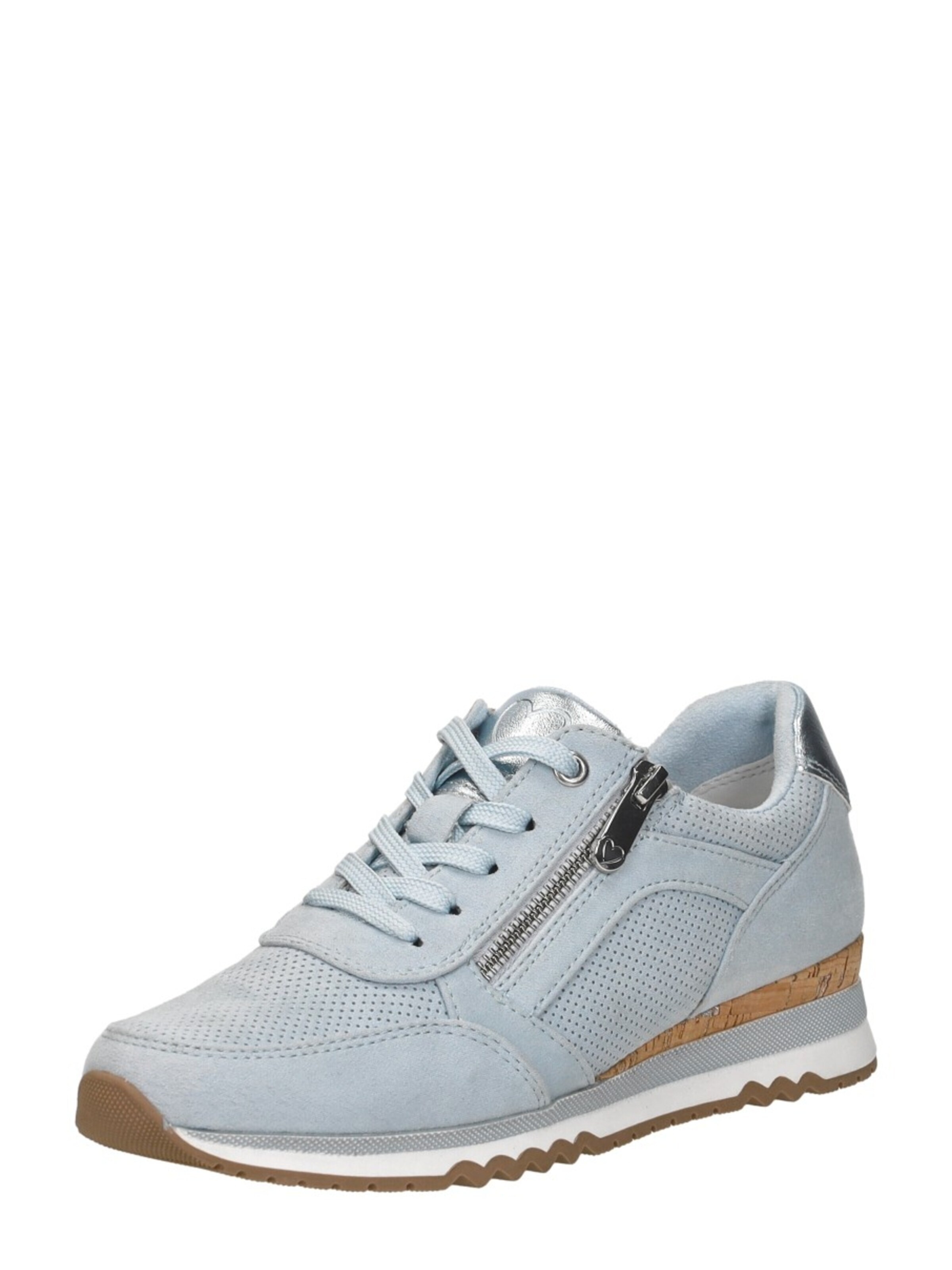 MARCO TOZZI Platform trainers 'Sneakers Laag' in Blue