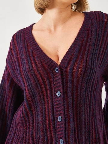 Bianco Lucci Gebreid vest in Blauw