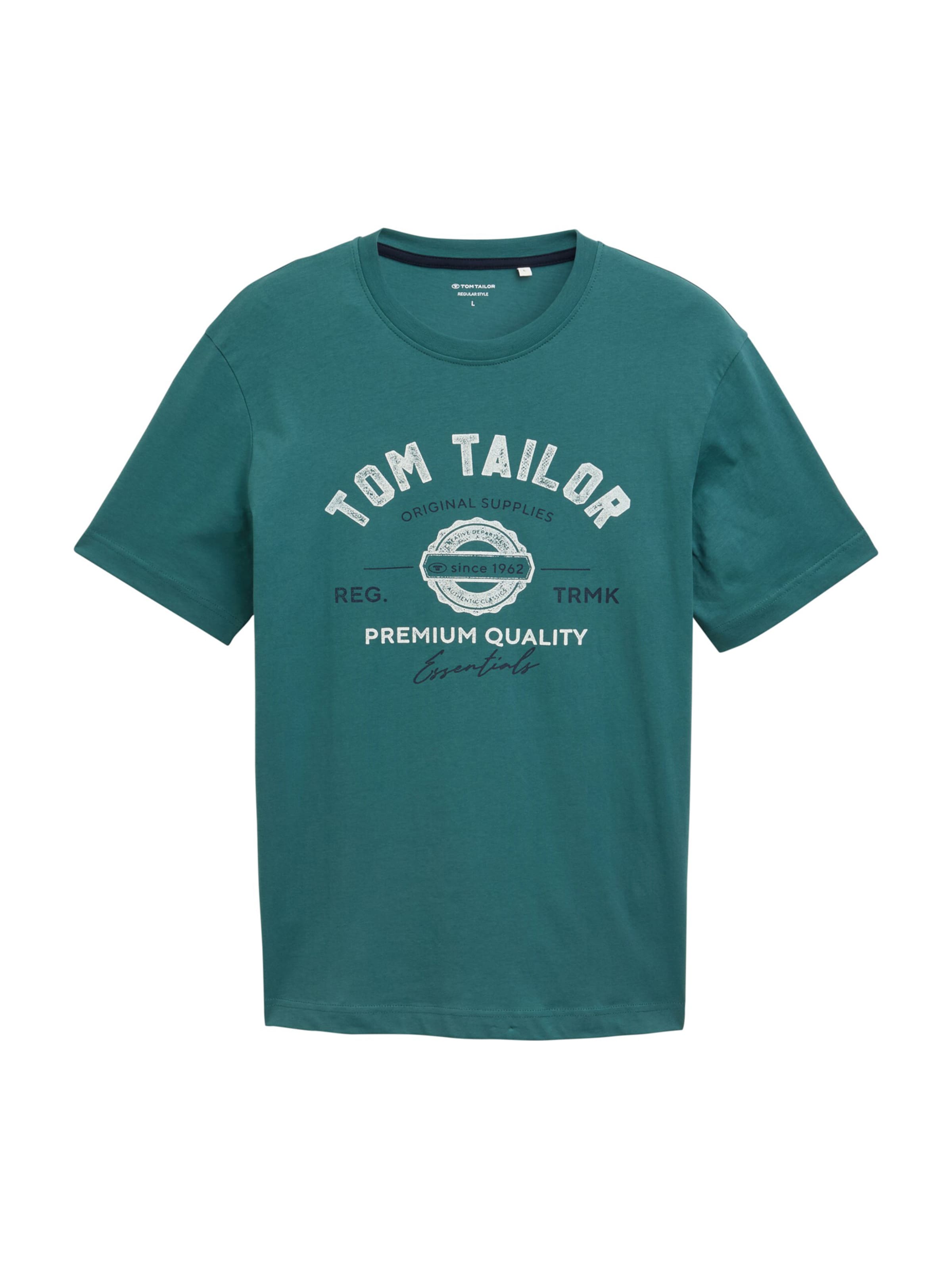 TOM TAILOR - Camiseta en verde: frente