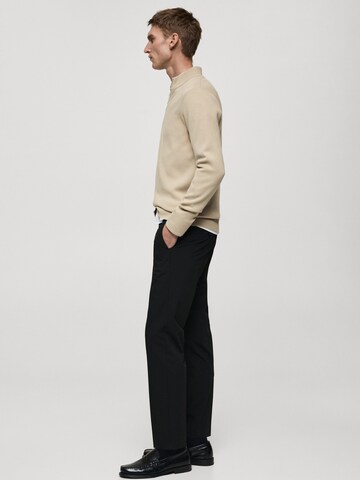 MANGO MAN Sweter 'Luxusp' w kolorze beżowy