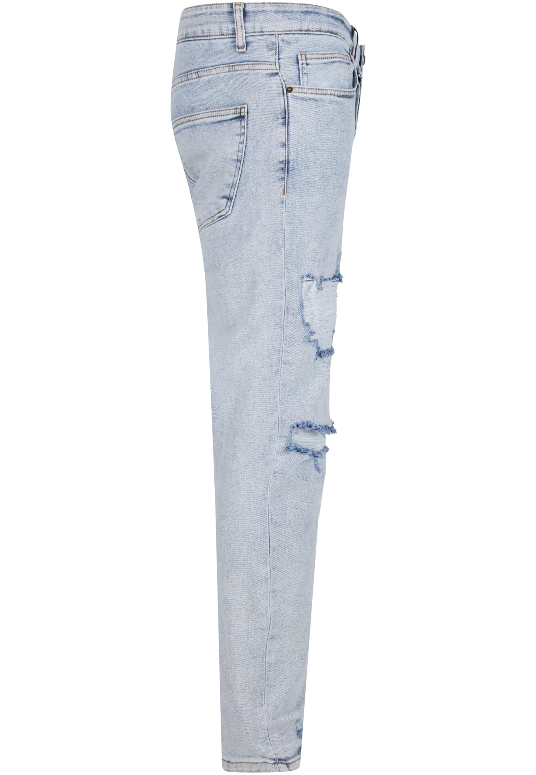 2Y Premium Regular Jeans in Blau