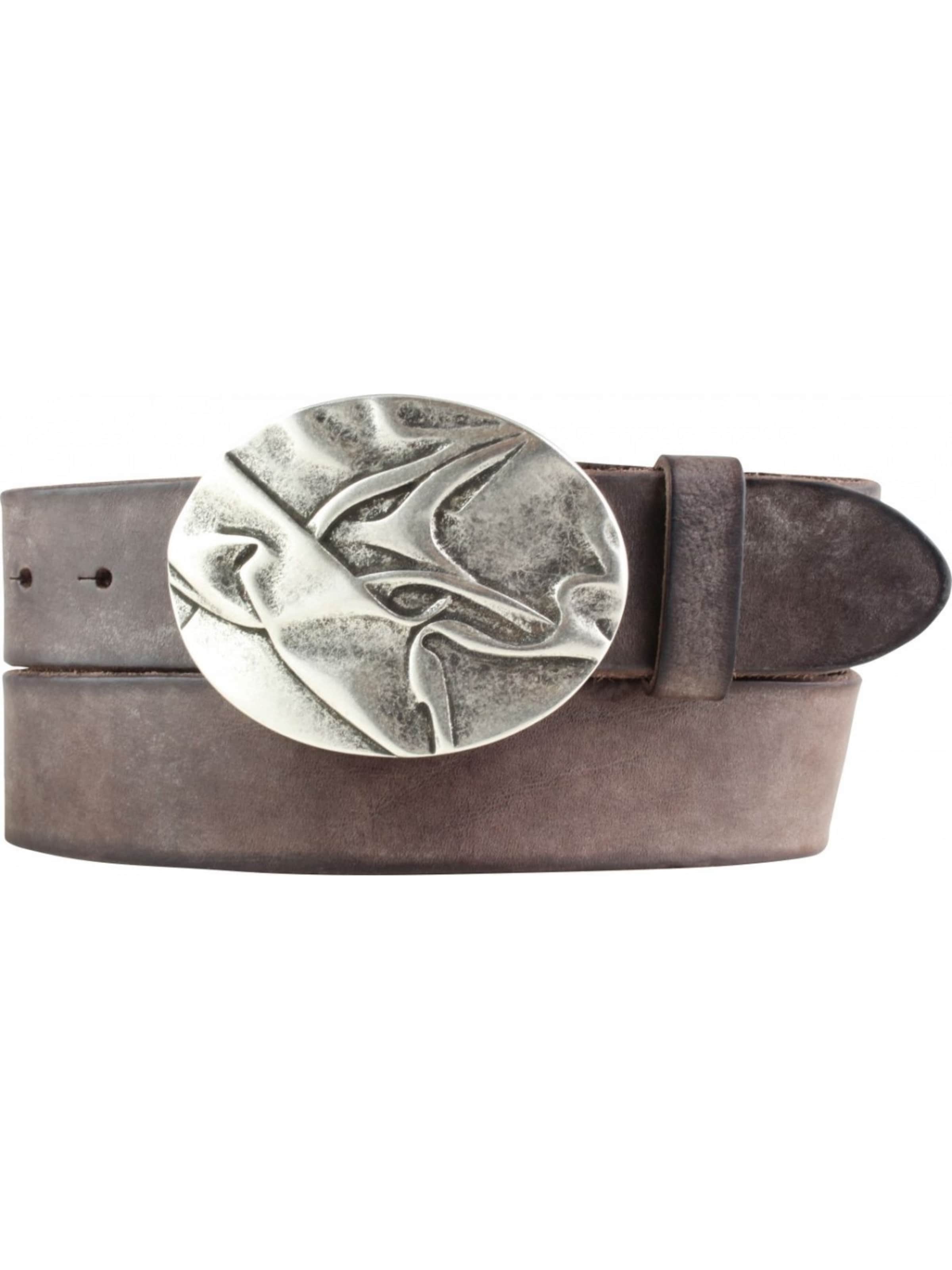 BELTINGER Belt 'Bergamoa' in Brown: front
