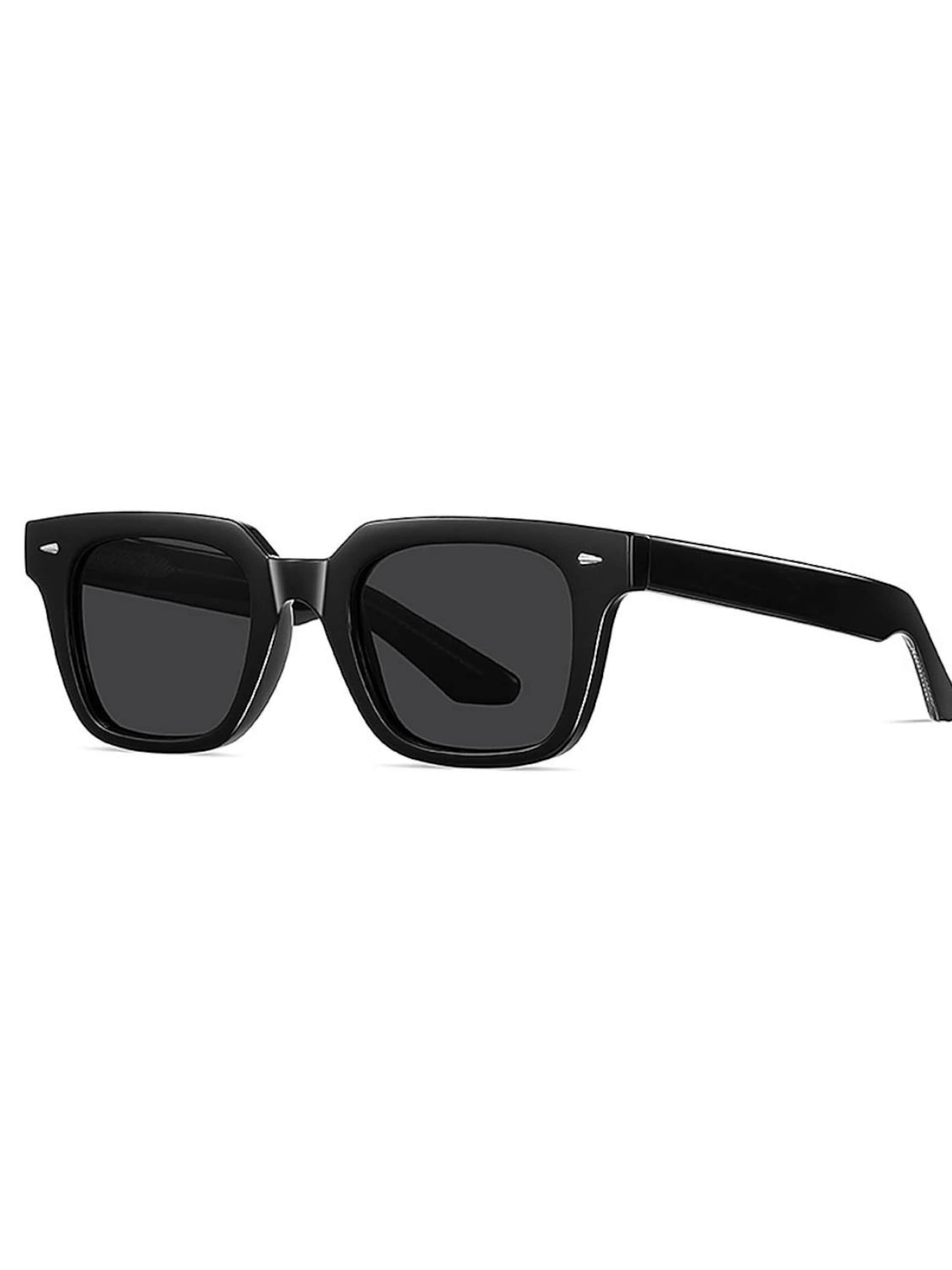 VEYREY Sunglasses in Black: front