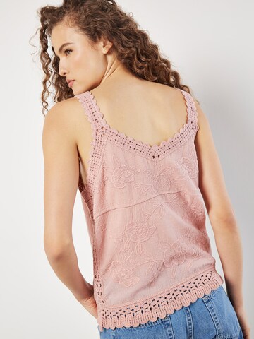 Chemisier ' ' Apricot en rose