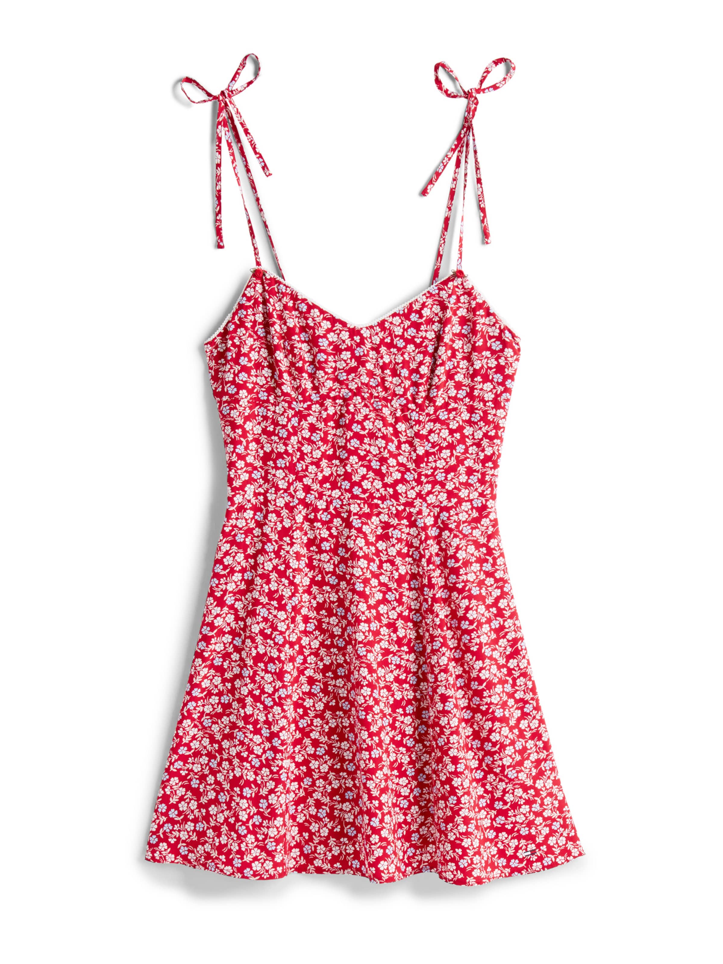 raudona Tommy Jeans Vasarinė suknelė: priekis